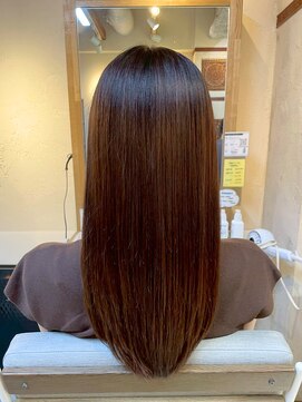 ヘアリゾート粋 ウナム 新宿東口店(enam) 髪質改善/ストレートロング/艶髪