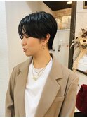 大人ハンサムショート&ナチュラル黒髪