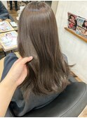 〇オリーブベージュ ブリーチなし 透明感カラー イルミナカラー