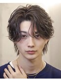 MEN’S HAIR/サーフカール/刈り上げセンターパート/札幌