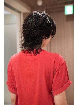 ウーズ ハラジュク(Ooze.HARAJUKU) ハッシュカットグレージュデザインカラーツートーンカラー原宿