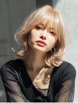 ロッソ 大橋店(Rosso) ハイトーンの柔らかレイヤーボブ【大橋】