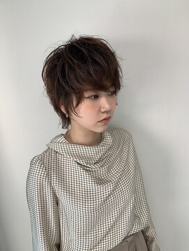 ニコフクオカヘアーメイク(NIKO Fukuoka Hair Make) 【NIKO  】福岡天神マッシュショートウルフ大人可愛い癖毛カット
