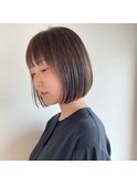 前下がりボブ