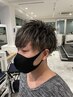 メンズカット＋メッシュ　￥12000