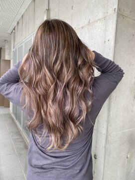 ガルボ ヘアー(garbo hair) #ガルボ#バレイヤージュ #ハイライト #外国人風 #にしむら