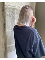 ガルボ ヘアー(garbo hair) #ガルボヘアー #バレイヤージュ #ハイライト #切りっぱなし#ボブ