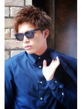 リップスヘアー 銀座(LIPPS hair) 銀座美容室　人気メンズヘア　束感ベリショ