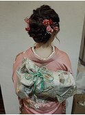 振袖に合うヘアセット