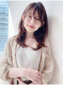 ワンカールふんわりミディアム［髪質改善/池袋&目白&大塚］