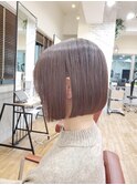 切りっぱなしミニボブ☆