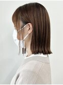 雨の日でも崩れない♪大人の切りっぱなしロブ