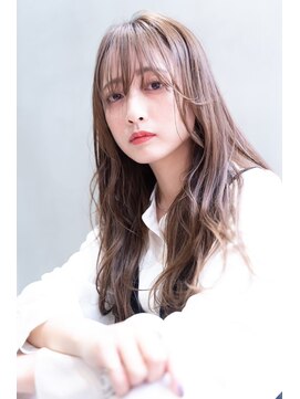 アルテ(ARTE) 【ARTE表参道/青山】顔まわりレイヤーセミロング×透明感カラー