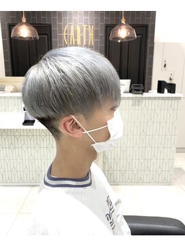 アース 春日部店(HAIR&MAKE EARTH) アッシュグレーマッシュ