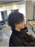 波巻きパーマ　波巻きスパイラルパーマ　スパイラルパーマ