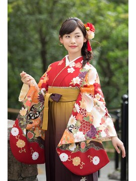 リノヘアー 札幌店(LINO HAIR) 卒業式パック(袴着付+セット+メイク)