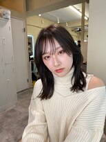 アンブルリュクス 渋谷(amble luxe) 前髪/マチルダボブ/ピンクベージュ/インナーグレージュ[渋谷駅]
