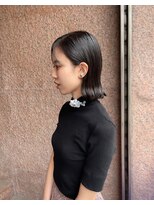 ノード(NODO)&nbsp;【黒髪】切りっぱなしボブ