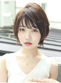 小顔ひし形ショート u-realm otto 新宿  川田