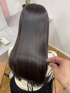 ミレ バイ ルカ(mire by Luca) ブリーチなし#lavender grayge× ULTOWA×レイヤーロング