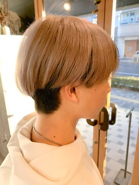 レオン(Re:ON) アンブレラカラー×ミルクティーベージュ