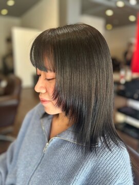 リム(Limb) 【韓国ヘア】フルバング　ハッシュカット