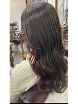 レイリー(LAiLy)&nbsp;オシャレ可愛い　ロング　インナー　ピンク