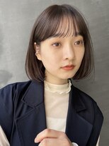 ガーデンヨコハマ(GARDEN YOKOHAMA) ワンカール内巻きボブシアーカラーシースルーバング