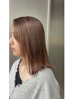 イキ 表参道(iki omotesando)&nbsp;ハッシュカット/フルバング/似合わせカット/ブラウン