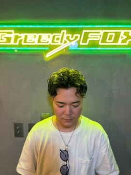 グリーディーフォックス 代々木(Greedy FOX) 波巻き/ハイライト/マッシュパーマ/ウルフ[シェービング]