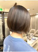 大人かわいい　ちょいハネボブ　束間ヘア