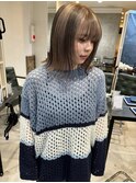 セクションカラー ベージュカラー ダブルカラー 大須