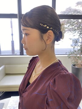 プランタン フォー ヘアー(printemps FOR HAIR) __お呼ばれセット__タイトスタイル__お団子ヘア__