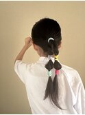 カラーゴムアレンジ