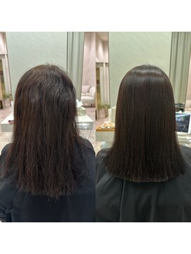 シンズ 銀座(sins) 大きくうねる強い癖も乾かすだけで美髪に[30代40代50代60代]