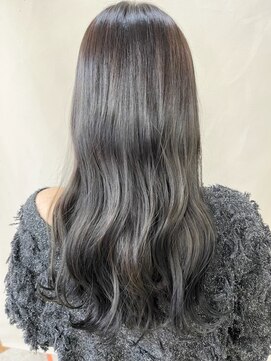 ビューティーサロン カワチ 中庄駅前店(Beauty Salon KAWACHI) ロンググレージュブラック
