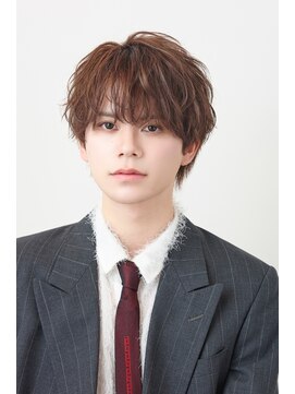 オーシャントーキョー サニー 原宿(OCEAN TOKYO Sunny) シースルーマッシュ韓国ヘアフェザーパーマセンターパート