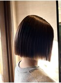 切りっぱなしボブ/タッセルボブ/トリートメント/ショート