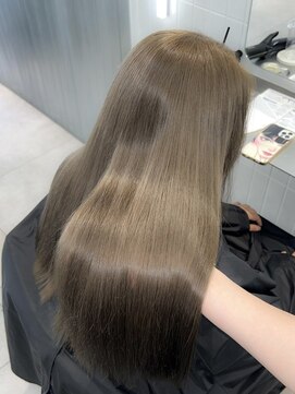 オニキス(ONYX) ブリーチカラー×ミルクティー【aya指名】