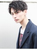 無造作センターパート