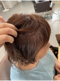 白髪ぼかし×艶トリートメント