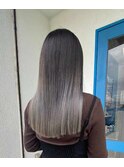 似合わせカットメルティカラー着物フェミニンロング