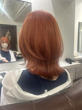 インビテーション(invitation) サマーオレンジ　レイヤーカット