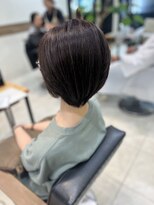 ケンジ 南林間(KENJE)&nbsp;ショートボブ×レイヤー×ブラウンカラー【南林間】