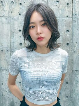 オリンテ バイ レシッド 表参道(orente by rcid) 韓国レイヤーロング美髪グレージュアッシュインナーグレージュ