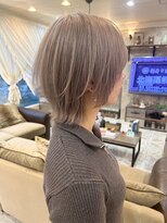 シャンティ 平岸店(Shanti)&nbsp;グレージュカラー×ウルフカット☆マサモトヒロキ