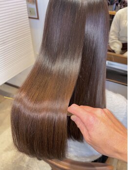 [豊中/ameiro―HPB AWARD 2024 BEST SALON SILVER Prize受賞☆]話題の髪質改善で滑らかな指通りの艶髪へ♪