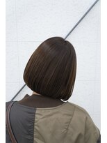 ビーヒアナウ N゜03 金沢駅西店(BE HERE NOW)&nbsp;ナチュラルボブ-切りっぱなしボブ-ストレートボブ20代30代40代