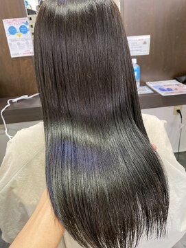 黒髪/クラゲヘアー/オリーブグレー/小顔/ココアベージュ/茨木 