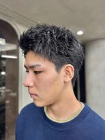 ニコ トウキョウ ロジック(nico TOKYO Logic)&nbsp;刈り上げアップバングスパイキーショートパーマスパイラルパーマ